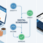 lead-to-lease conversion digital process dashboard | online rental application workflow
