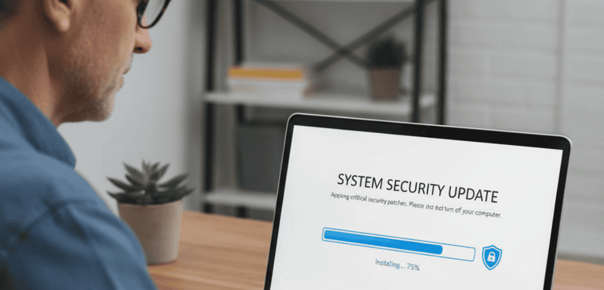 Software updates improving property management data security and reducing vulnerabilities