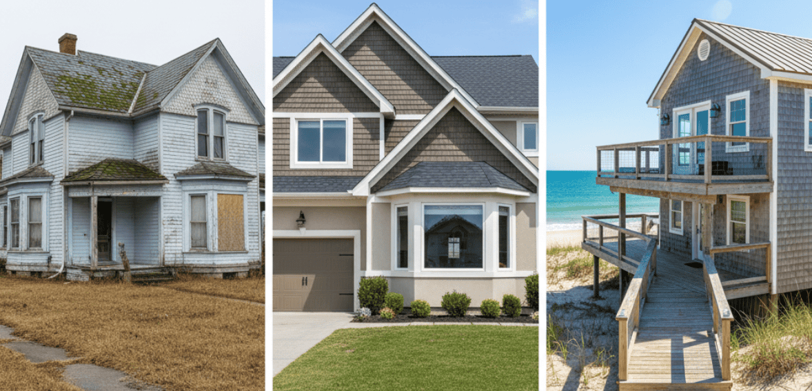 Different property types and ages that influence a landlord’s rental property maintenance budget