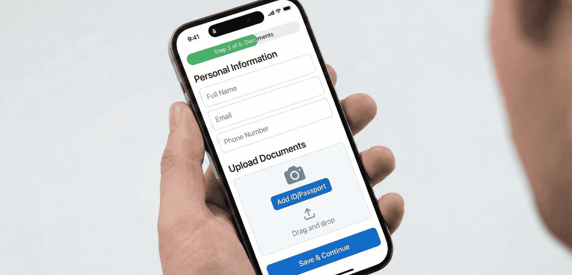 mobile-friendly rental application reducing abandonment improving conversions