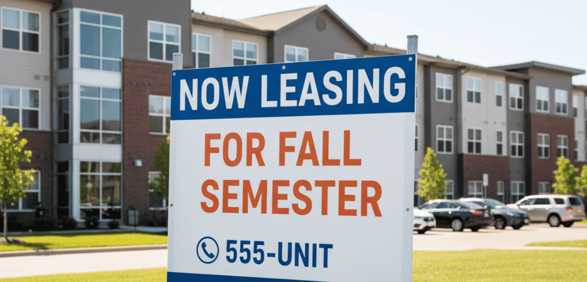 Early marketing strategies for the academic leasing cycle in student housing.
