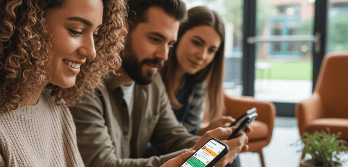 Digital community space helping residents connect and enhancing tenant experience in multifamily living