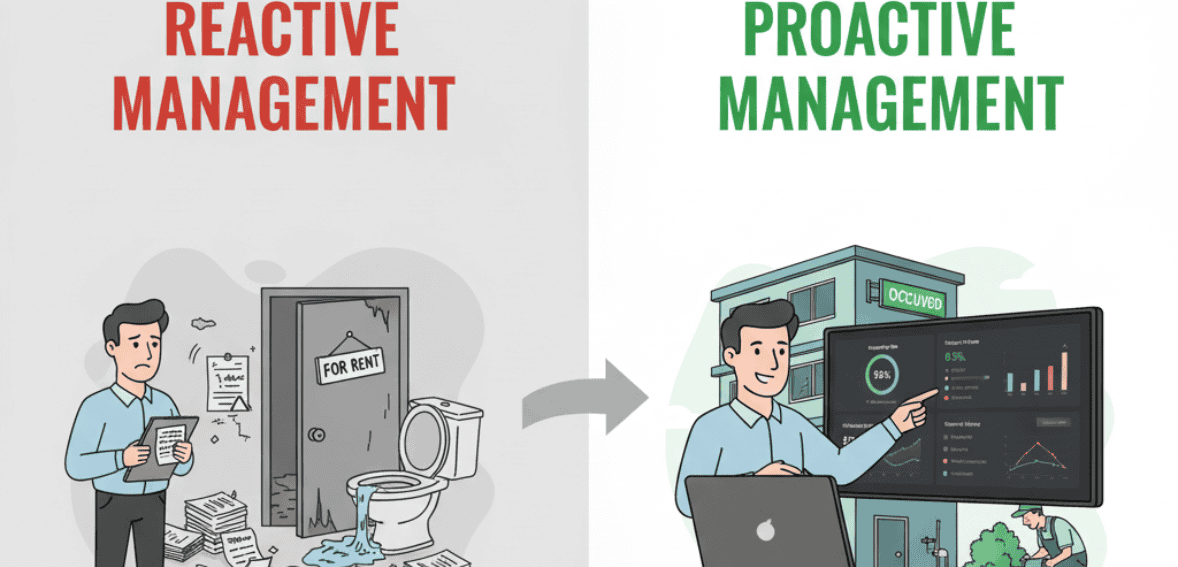 Data-driven decision making using property management KPIs to shift from reactive to proactive management
