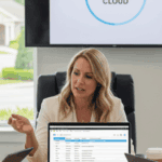 HOA management software helping board members review community documents.