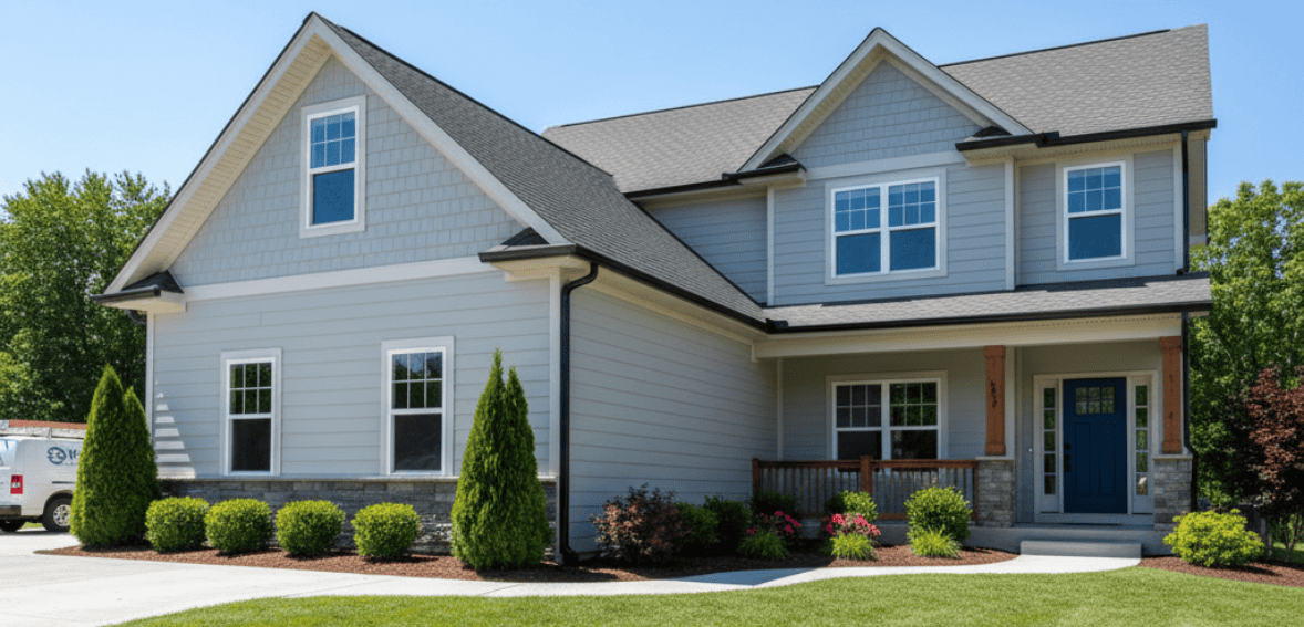 Well-maintained rental property demonstrating results of a seasonal rental property maintenance checklist