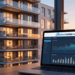 Rent optimization software dashboard showing data-driven rental pricing insights