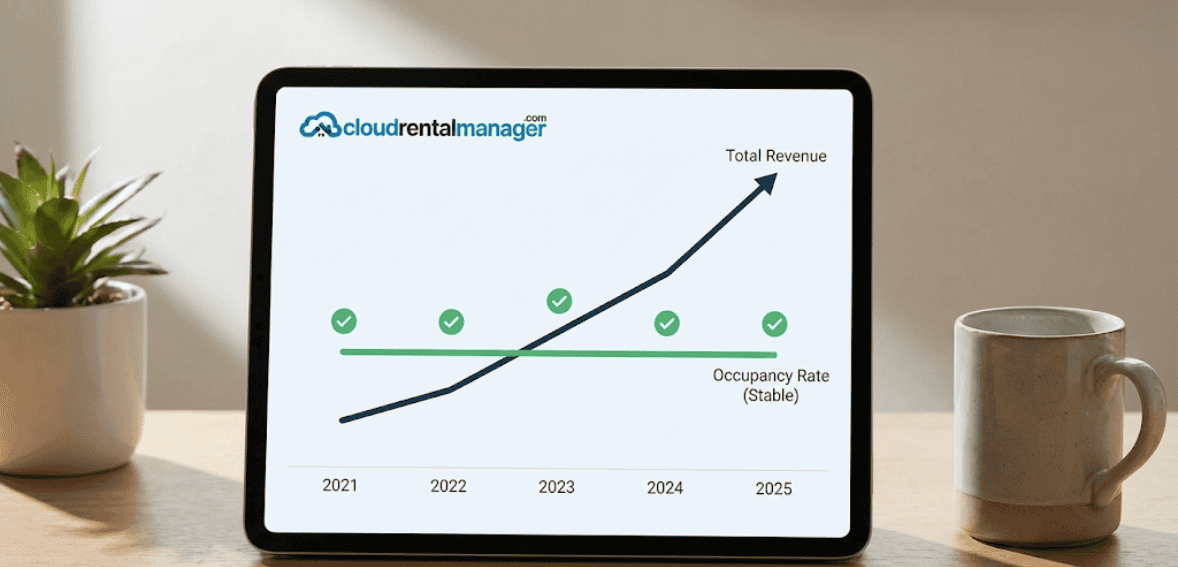 Long-term rental income growth using predictive analytics and dynamic pricing