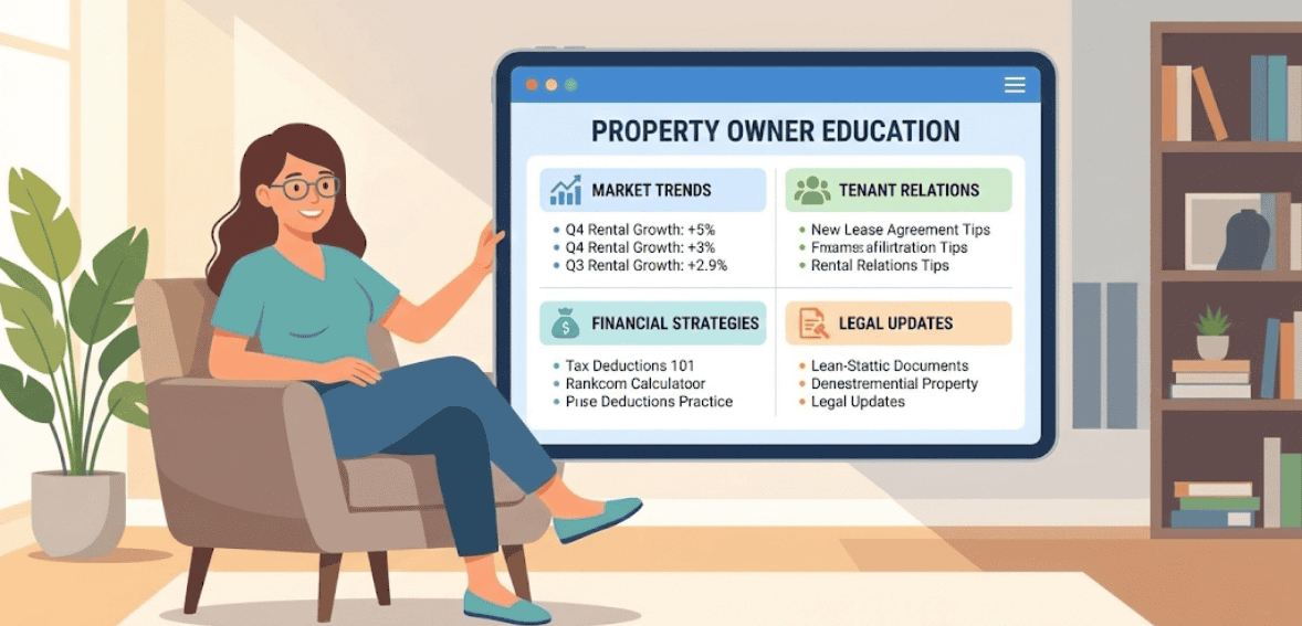 Educational content for property management marketing