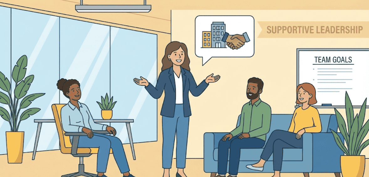 Leadership style influencing property management staff retention