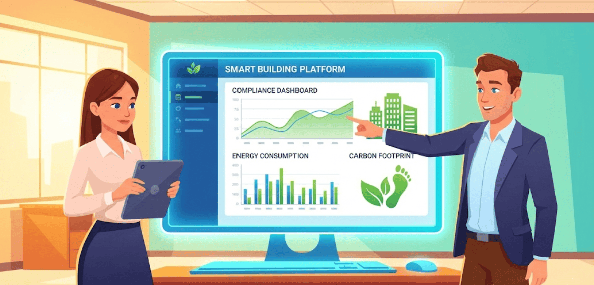 Technology supporting sustainable property management and compliance