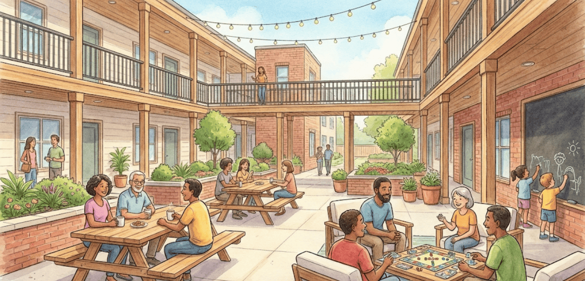 Community feeling strengthening tenant retention strategies