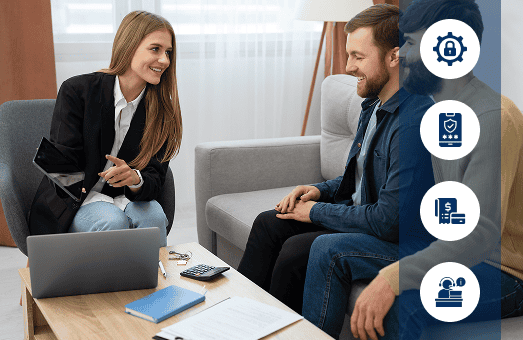 Secure property management payments and data